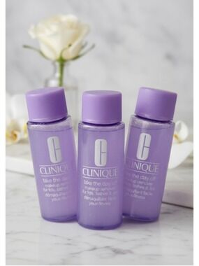 Clinique Take The Day Off Makeup Remover 1.7 oz Travel Size Set of 3 New